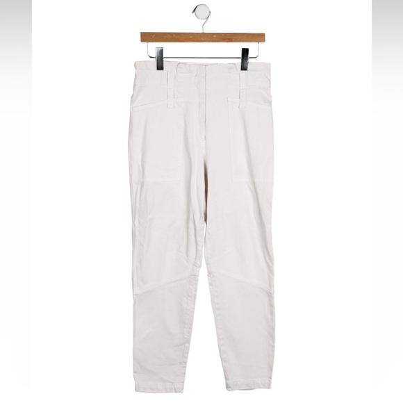 A.L.C HIGH RISE WHITE SKINNY LEG JEANS